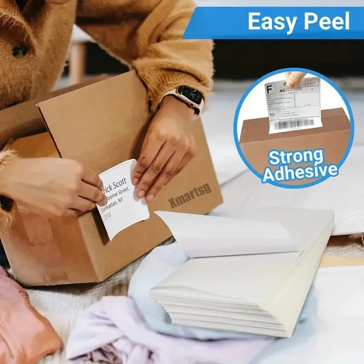 4x6%20Inch%20Direct%20Thermal%20Labels%20500%20Labels%20Per%20Stacked%20Strong%20Adhesive,%20Labels%20Resistant%20to%20Water%20&%20Grease%20For%20Shipping%20Label%20-%20Image%206