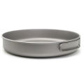 750ml/1000ml Ultralight Titanium Frypan Outdoor Camping Hiking Tableware Cookware Picnic Cooking Frying Pan 2023.