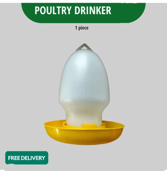 Poultry Drinker-1ltr Chick Drinker Plastic Chicken Drinker Quail Pigeon Birds Small PoultryPoultry Feeder/Canary Drinker/Nipple Drinkers/ Nipple Drinker for Chicken Dove Pigeon Quail Parrot/ Turkey Duck/ Bird Pet Automatic Food Water Dispenser