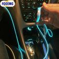 3m Car Interior Accessories Atmosphere Lamp EL Cold Light Line With Wiring driven DIY Decor Dashboard Console Auto Cold Lights. 