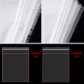 5 Wires Transparent Self Adhesive Bag Resealable Waterproof Food Candy Pacakging OPP Plastic Bag Cellophane Storage Bag.