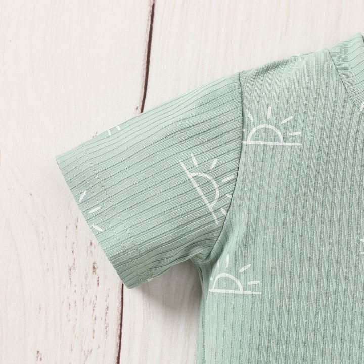 Baby%20Clothes%20Summer%20Short%20Sleeve%20Print%20Cute%20Sun%20For%20Newborn%20Top+%20Pant%20With%20Bow%20Clothing%20Casual%20Set%20-%20Image%204