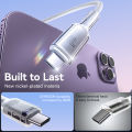 JOYROOM PD 60W USB C To Type C Cable for iPhone 15 Plus Pro max USB C PD Fast Charger Cord for Macbook iPad 15. 