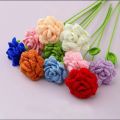 Handmade crochet rose with complementary wrapping/ perfect for gifts/home decor/art lovers. 