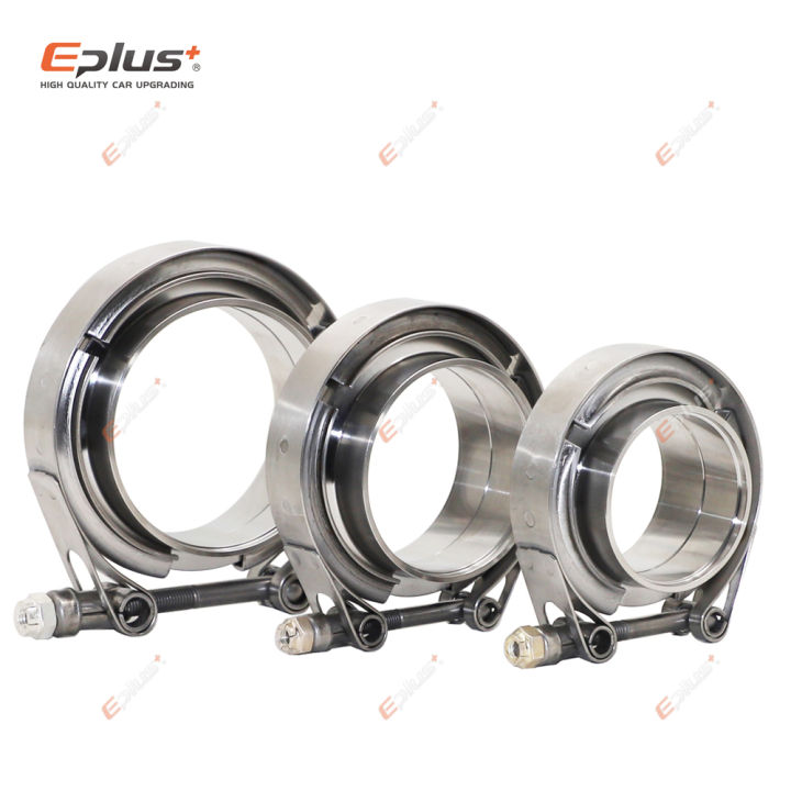 APDTY Exhaust Turbo Down Pipe V-Band Clamp – Stainless Steel, Fits Duramax 6.6L & 6.5L Diesel - View #6