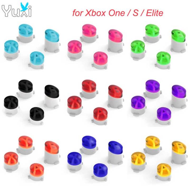 YuXi Replacement ABXY Buttons Mod Kit For Xbox One Slim / Elite Wireless Controller Spare Parts Button Accessories