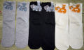 3D Cute Cat Socks Black/White Funny Cat Cotton Socks Breathable Soft Girl Women Novelty Stocking Kawaii  Sock Set. 