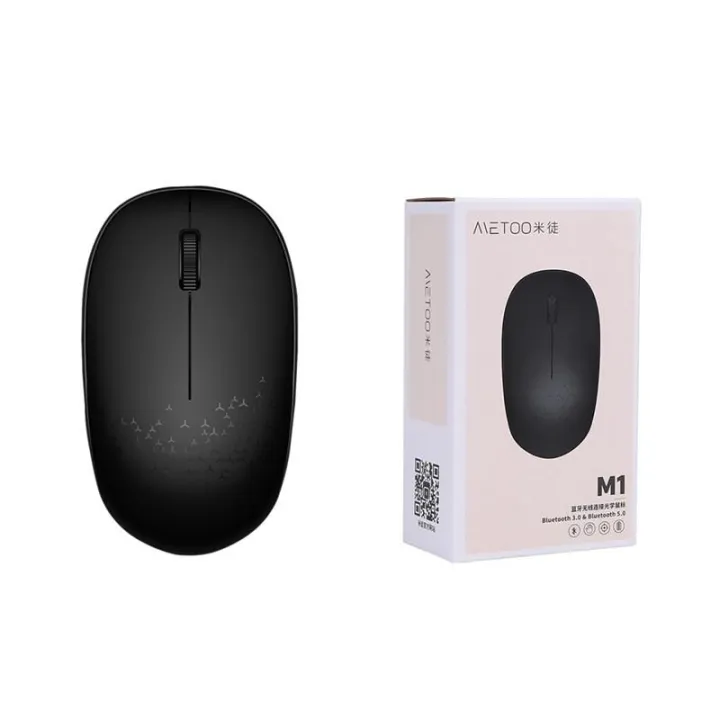 Metoo%20M1%20Wireless%20Bluetooth%20Silent%20Mouse%20Ultra-thin%20Ergonomic%20Portable%20Optical%20Mouse%20-%20Image%202