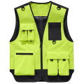 Outdoor Photography Workwear Vest Jackets Men Multi Pockets Fishing Vests Quality Leisure High Tech Male Work Waistcoat.