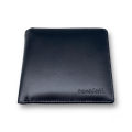 Benedetti 186 women's two fold genuine leather wallet men black purple gray blue green tan cream size 9.5x11 cm. 