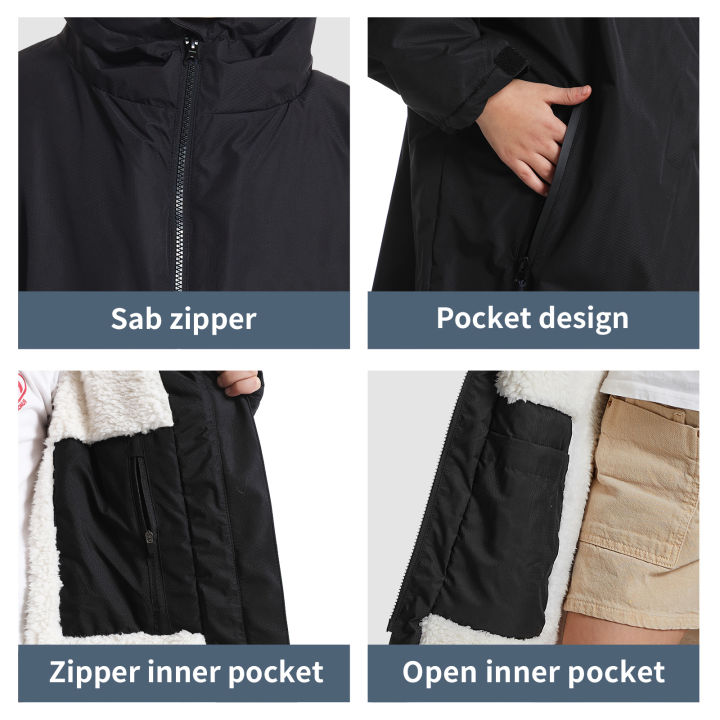 Waterproof%20Kids%20Changing%20Robe,%20Fluffy%20Wearable%20Blanket,%20Warm%20Soft%20Towel%20Hoodie%20,%20Swim%20Surf%20Poncho%20for%205-12%20Years%20-%20Image%204