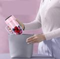 Mason juicer blender Portable Usb mini juser 2 in 1mini drinking glass + juicer  with same color straw.getfresh by our new design usb portable juicer with blades. 