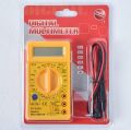 DT830D Yellow Color Digital Multimeter (Battery Included). 