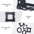 5 Pcs Resin Frame Gothic Photo Frame Black Antique Picture Frame Wall Gallery Picture Frame Home Photography Decoration. 