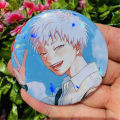 58mm Anime The Summer Hikaru Died Tsujinaka Yoshinori  Cosplay COSTUME Badge Pin SPTE Tinplate Brooch Prop Xmas . 