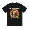 Don Pollo Funny Meme Pattern T-shirt Ohio King Top Clothing T-shirt Women's Retro Fashion Casual Large T-shirt. 