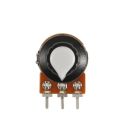 5Pcs 10k Potentiometer knob 1K 100K 5K 50K OHM WH148 Shaft with Nut 3 Terminal Linear Taper Rotary B10K for Arduino diy kit. 