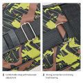 1.3m/1.5m 2-layer foldable large belly sea fishing bag, double shoulder fishing rod bag, outdoor storage tool kit for fishing.
