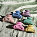 Matte Hair Claw Clips | Aesthetic Korean Style Butterfly Clutches in Pastel Shades | For Thick/Thin Hair. 