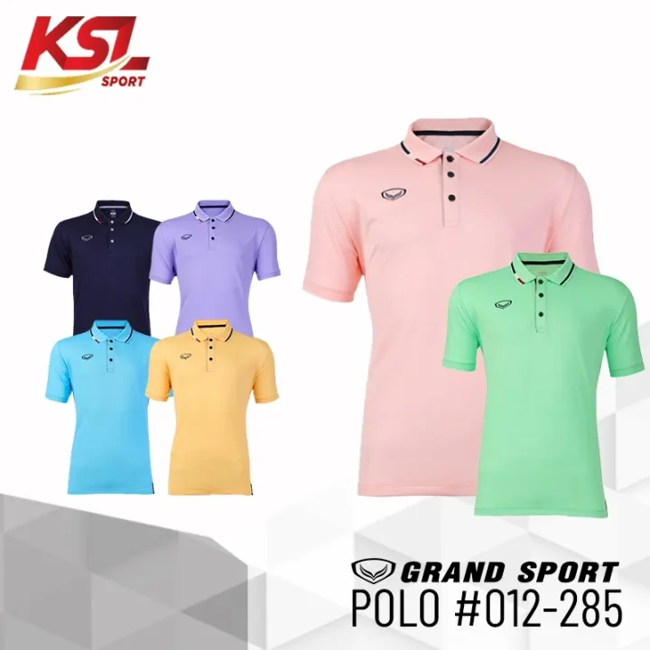 Grand Sport polo collar grand sport shirt 12-285-blue/purple/peach/Navy/green/yellow