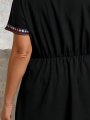 Fashion Ethnic Print Plus Size Dress, Women's Casual Floral Long Sleeve Maxi Dress, Summer Party Wear.