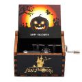 HOT Wooden Hand Crank Black Jurassic Park Music Box Children's Holiday s Christmas s New Year . 