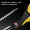 Deli-Stainless Steel Anti-Stick Scissors, Alloy Stationery, School Supplies, Office, Student, DIY, Hand Craft, 184mm. 