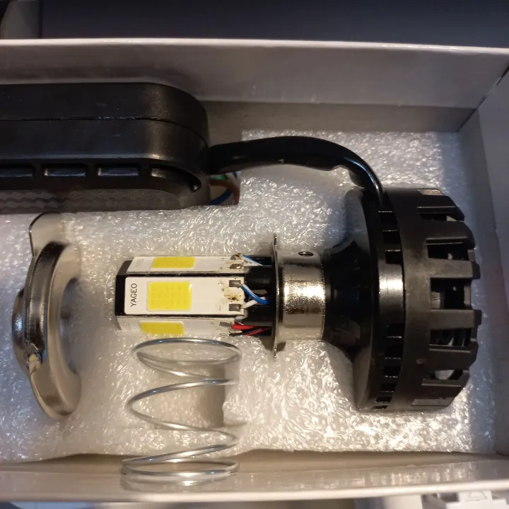 Motoled M6 Brightest Led Headlight with Flash option for Bike/Car ...