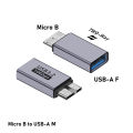 Micro B Hard Drive Adapter, USB Male/Female to Micro-B Adapter Mobile Hard Drive Cable Adaptor Extension USB3.1 to Hard. 