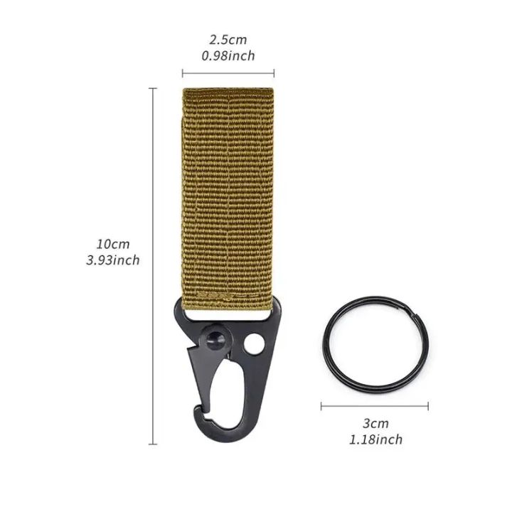 2pcs%20Tactical%20Hanging%20Buckle%20Molle%20Nylon%20Webbing%20Carabiner%20Belt%20Triangle%20Keychain%20for%20Outdoor%20Climbing%20Camping%20Tool%20Accessory%20-%20Image%202