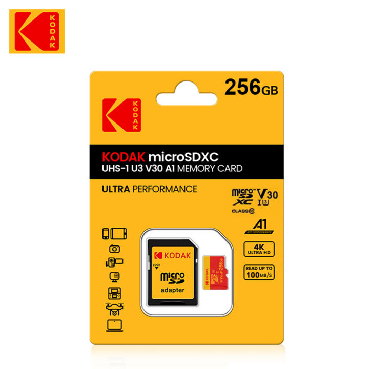 KODAK%20Micro%20SD%20Card%20Class10%20U3%20Memory%20Card%20MicroSD%2064GB%20128GB%20256GB%20SD/TF%20Flash%20Card%20on%20For%20Smartphone%20Tablet%20Camera%20-%20Image%208