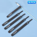 TOPK Releasable Cable Organizer Ties Mouse Earphones Wire Management Nylon Cable Ties Reusable Loop Hoop Tape Straps Tie.