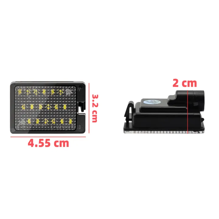 2pcs%20LED%20License%20Plate%20Light%20For%20Dodge%20Durango%202014-2021%20White%20No%20Error%20-%20Image%202