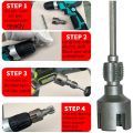 Integrated Pipe Threading Tool Leak-Free Threads Lightweight Cutting Tool for Both Professional and Home Projects. 