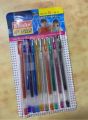 Montex Hy-Speed Smart Sparkle Gel Pen - 1 Pack=10 Pcs (Multicolor). 