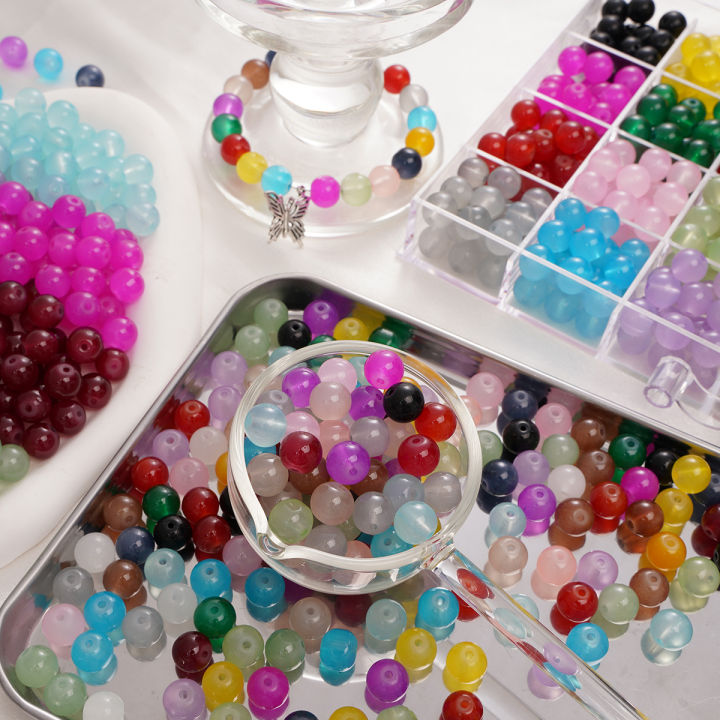100/500pcs%20Glass%20Round%20Beads%20Multicolour%204/6/8mm%20Loose%20Round%20Beads%20For%20Jewelry%20Making,%20DIY%20Friendship%20Bracelets%20Beading%20Kits%20-%20Image%202