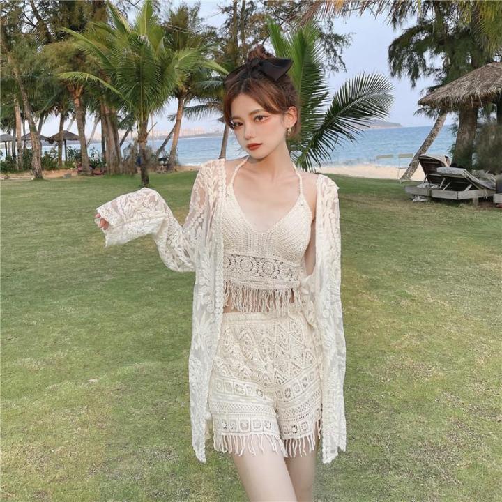 Women's%20Boho%20Fringe%20Backless%20Halter%20Tie%20Neck%20Underwear%20Outerwear%20with%20Neck%20Hanging%20Embroidery%20Tassel%20Suspender%20Vest%20Short%20Tank%20-%20Image%204