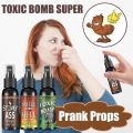 Liquid Fart Gag Prank Joke Spray Can Stink Bomb Smelly Stinky Gags 30ML Fart Spray Extra Strong Stink Prank Novel Funny Toys.