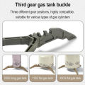 Folding gas tank stand three-legged stable stand long gas cylinder flat gas tank gas portable and simple universal base.