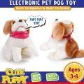 Flip Over Puppy - Battery Operated Mechanical Jumping Little Pet Dog For Kids (Box packed). 