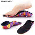 1/2 Pairs Kids Orthotics Insoles Correction Care Tool Arch Support Flat Foot Orthopedic Insole For Children Ultra Light Shoe Pad. 