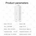Waterproof Zigbee Temperature Humidity Sensor Thermometer IP65 APP Remote Monitoring Works with Gateway Yandex Zigbee2MQTT HA. 