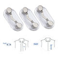 3pcs Badge Storage Rack Magnetic Eyeglass Holder Men Women Stainless Steel Shirt Chest Front Hanger for Sunglass Reading Glasses. 