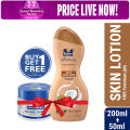 Parachute SkinPure Skin Lotion Deep Moisture 200ml (50ml Petroleum Jelly Free). 