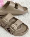 Mens New Premium Super Comfortable StreetPrint Arizona Adjustable Buckle Slides Sandal. 