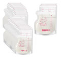 50pcs Breast Milk Storage Bags Pre Sterilized Leak Proof BPA Free Pouches Disposable Breastmilk Storage Pumping Freezing Elephan. 