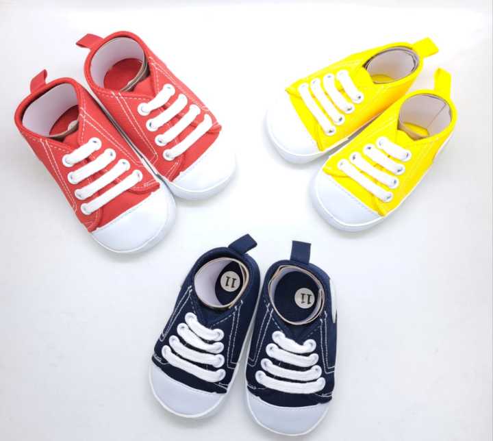 Baby Boys Girls Non-Slip Prewalker Kids Infant Toddler Canvas Shoes - Baby Shoes Girls