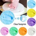 20/40g Baby DIY Hand and Footprint Soft Clay Fluffy Material, Baby Handprint Imprint And Foot Print Mud, Handprint Fingerprint. 