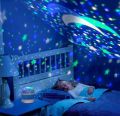 Star Projector Night Lights for Kids Room Lights for Kids Bedroom Gifts for Girl and Boy Glow Stars and Moon can Make Child Sleep Peacefully Rotating Projection Lamp Stars LED Light Sky Dream Stars LED Light Projector Rotating Table Night Lamp. 