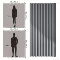 Magnetic Folding Shower Curtains Polyester Waterproof Fabric Shower Curtains Suitable for Family Bathroom Use.